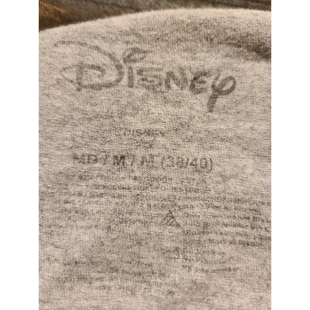 Classic Disney Mickey Mouse Tee Women's Sz M Short Sleeve Shirt Grey - Picture 5 of 5